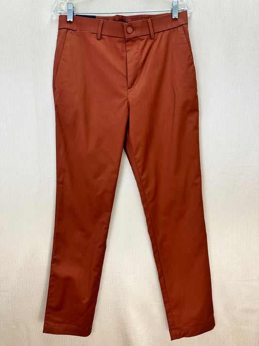 NWT - BANANA REPUBLIC sienna rust Slim Fit Core Temp Chino Pants - 30x30