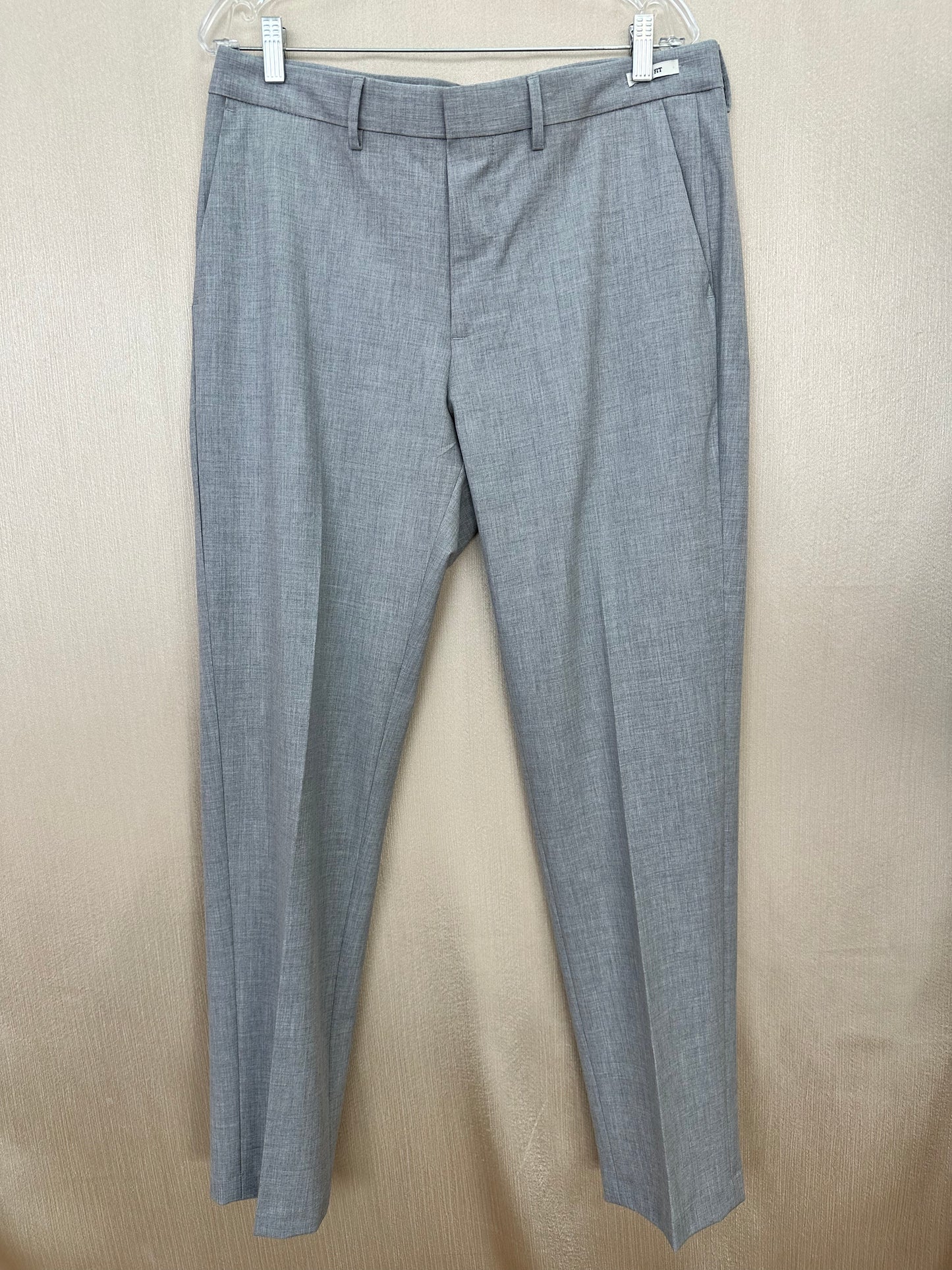 NWT - JOS A BANK light gray 1905 Flex Stretch Slim Fit Pants - 35 x 32