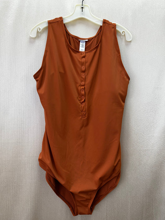 NWT - ANDIE rust orange Snap Front The Malibu One Piece Swimsuit - XXXL