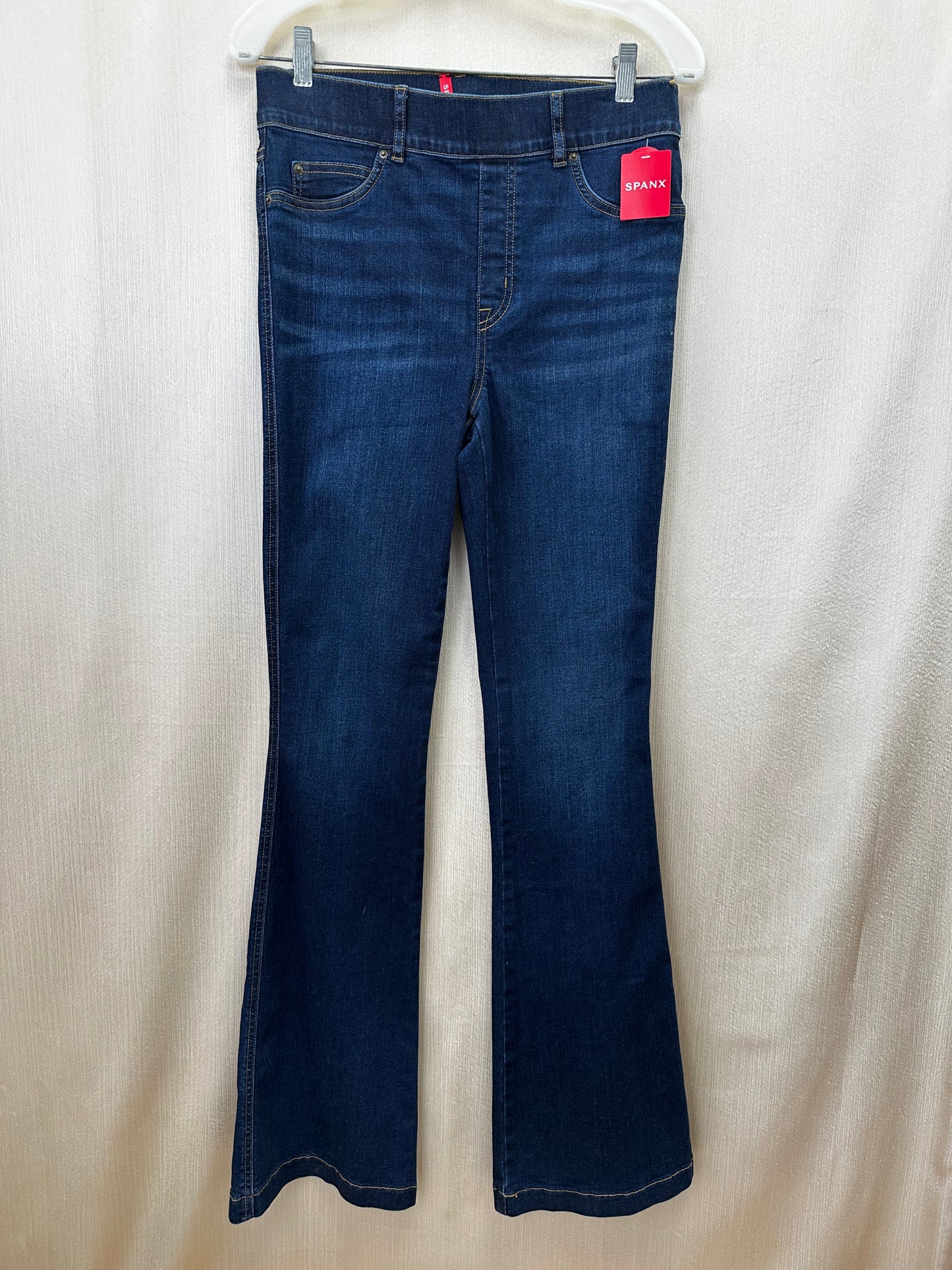 NWT - SPANX dark wash Midnight Shade Flare Jeans - M