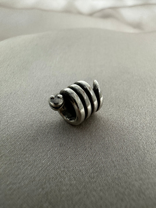 PANDORA 925 ALE Sterling Silver RETIRED Coiled Snake Charm