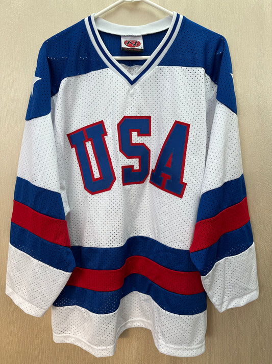 VTG K1 SPORTSWEAR  Miracle on Ice 1980 Team USA Olympic Hockey Jersey - S