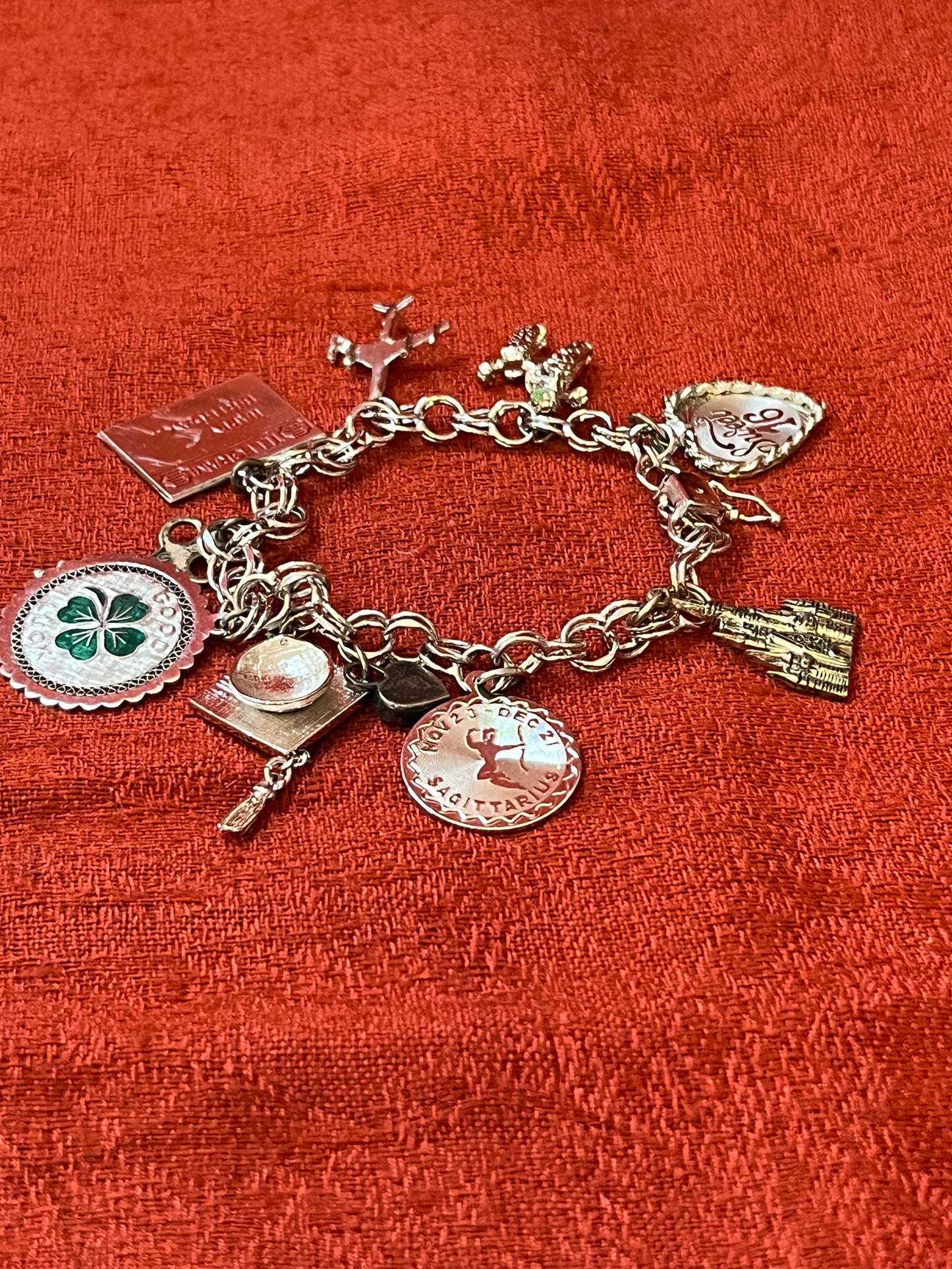 Vintage Sterling Charm Bracelet