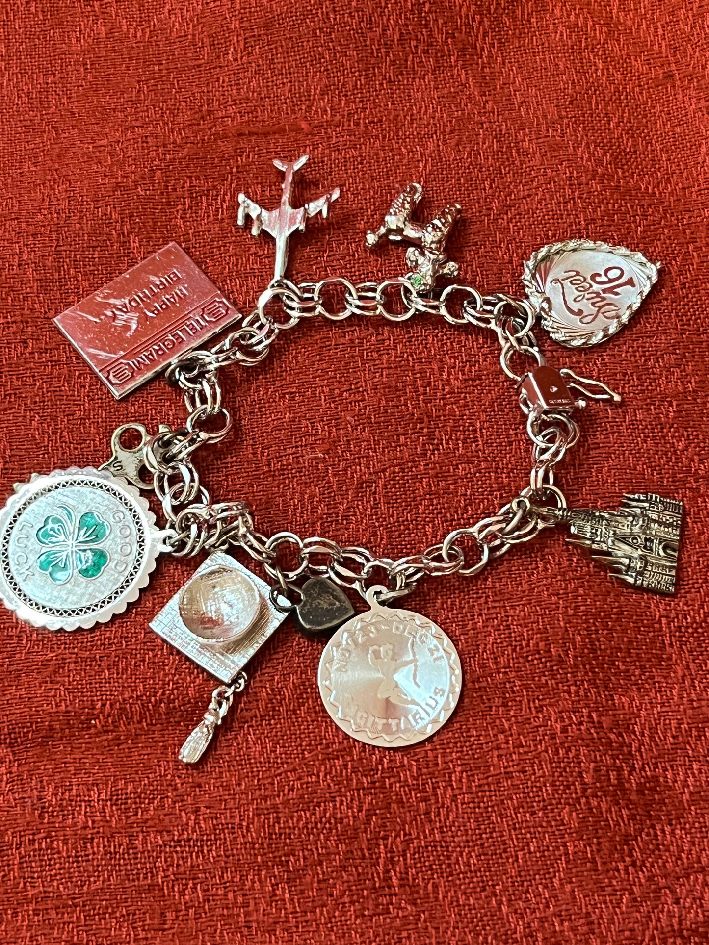 Vintage Sterling Charm Bracelet