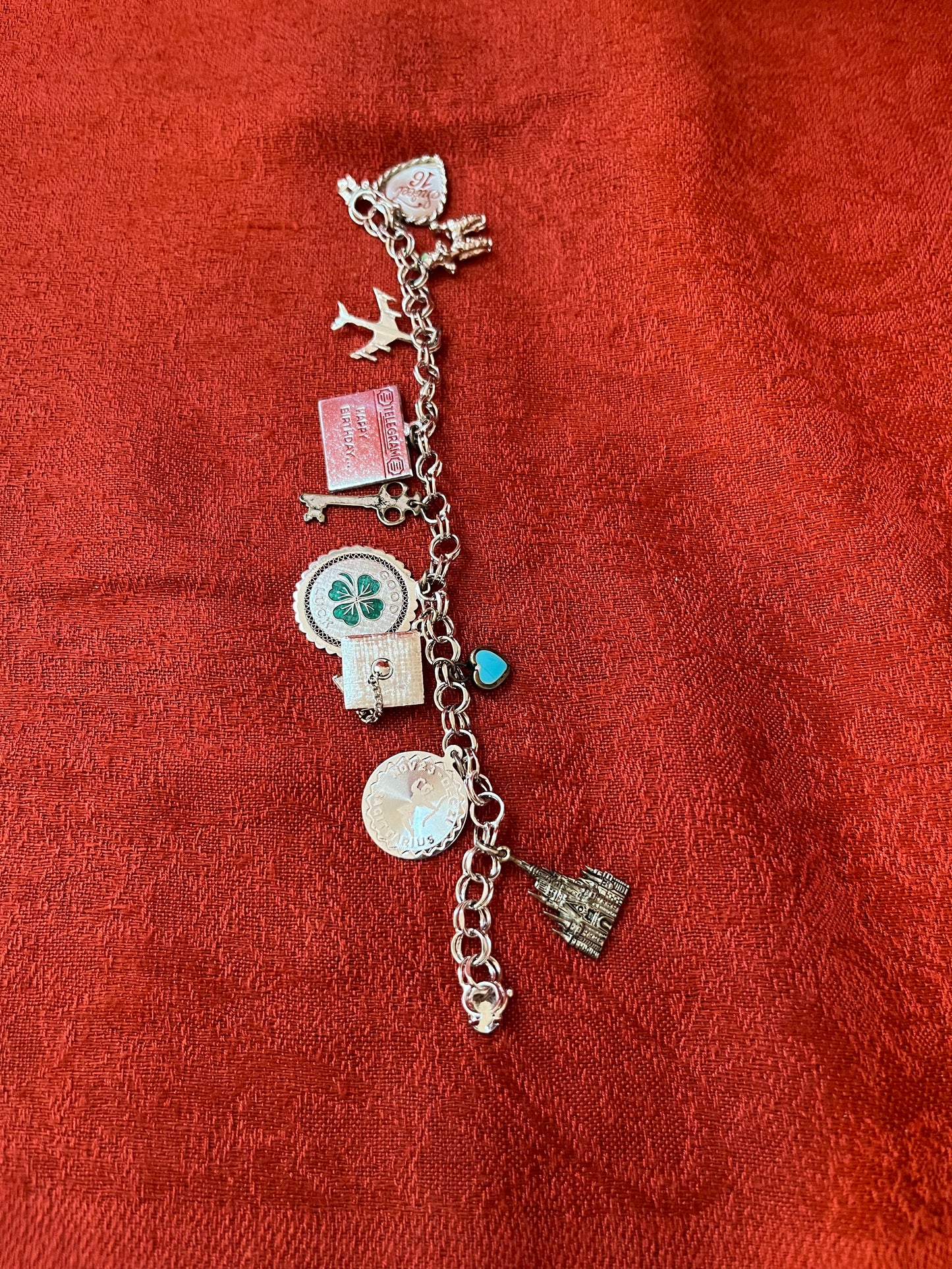 Vintage Sterling Charm Bracelet