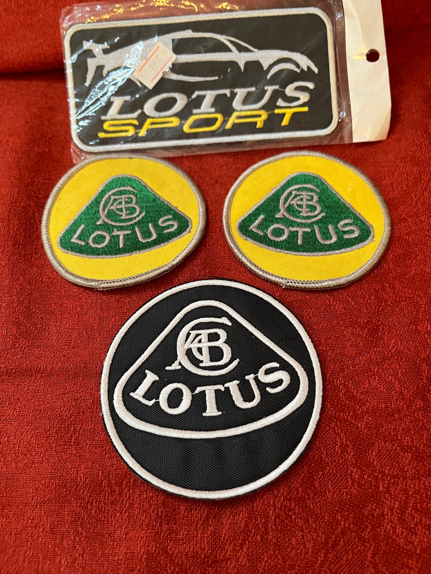 Lotus Car Jacket Patches