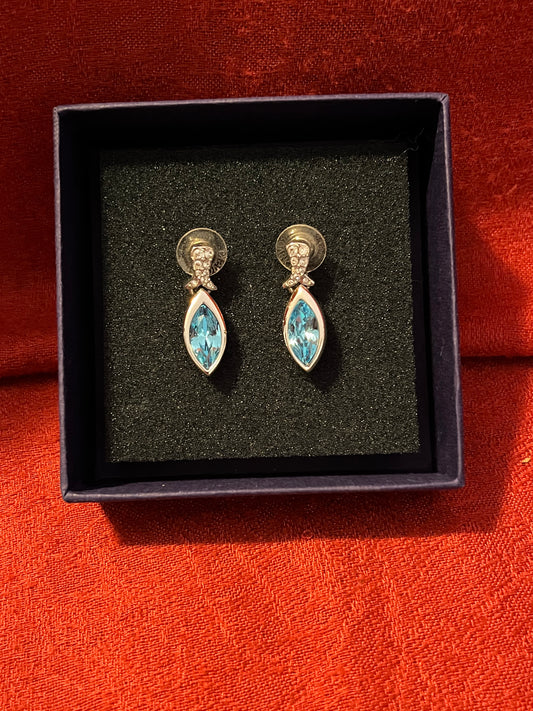 Swarovski Crystal Dangle Earrings