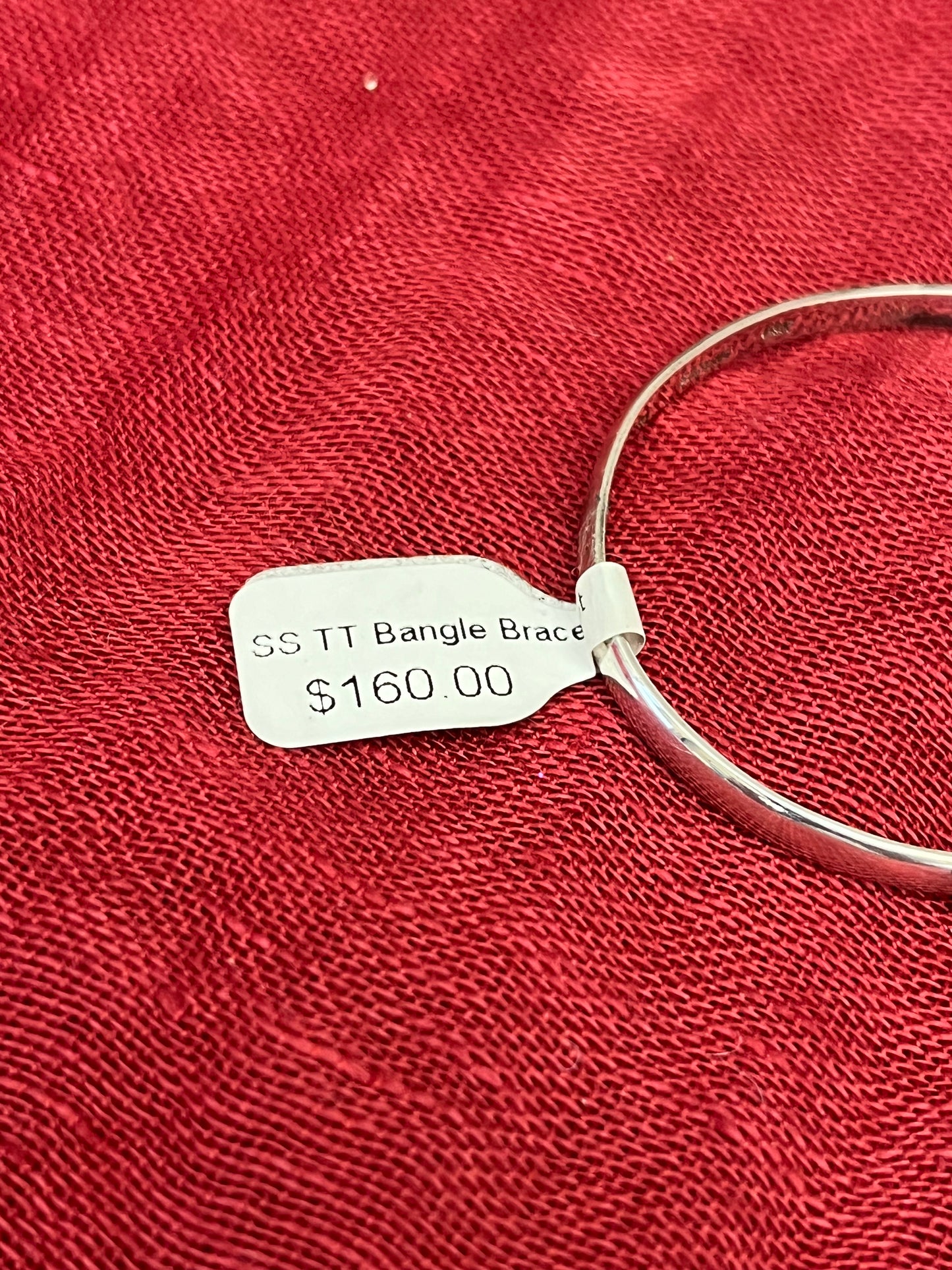 NWT Sterling and 14K Yellow Gold Bangle Bracelet