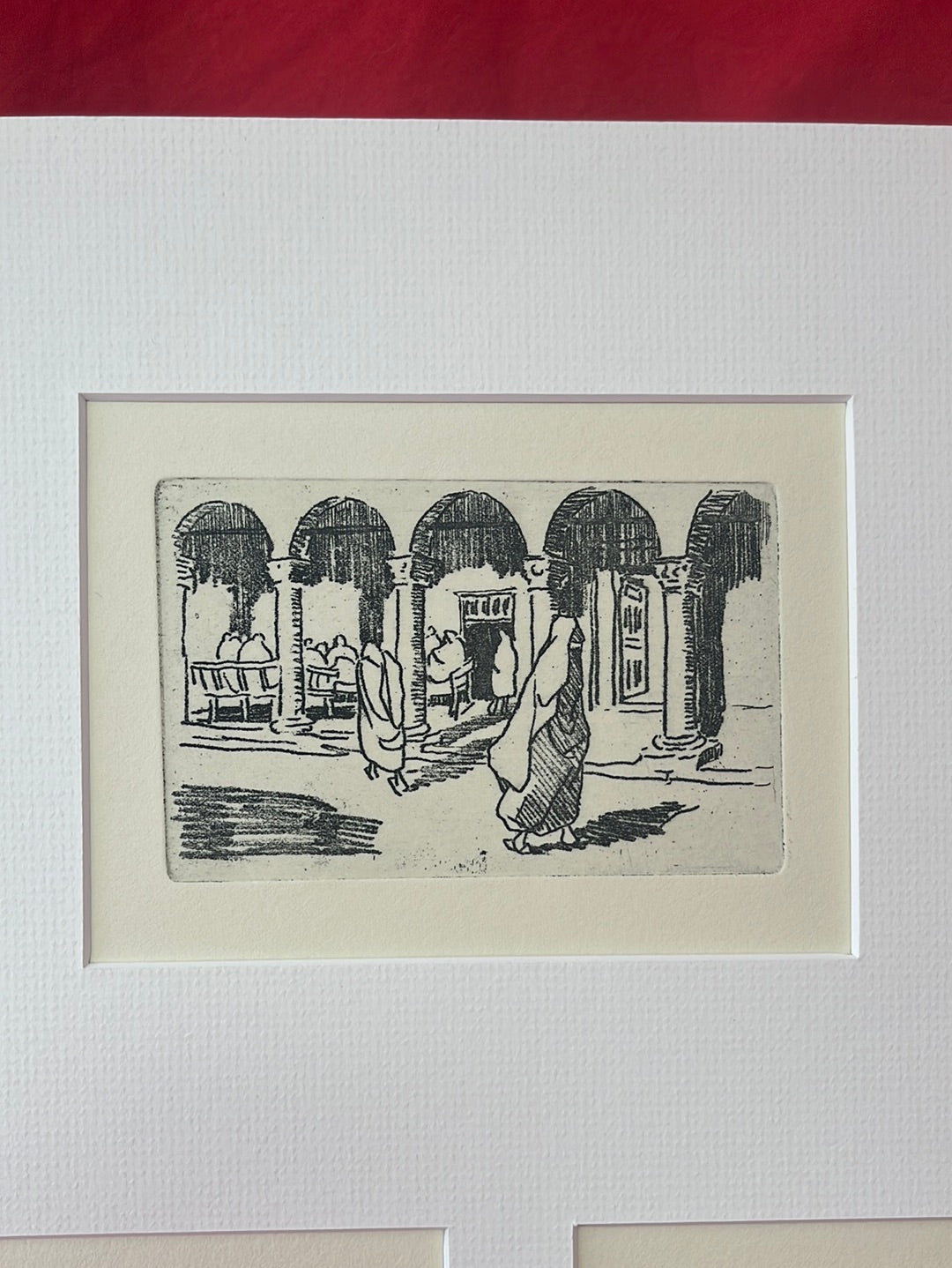VTG -- 5 Etchings after Guido Colucci's Drawings of Tripoli