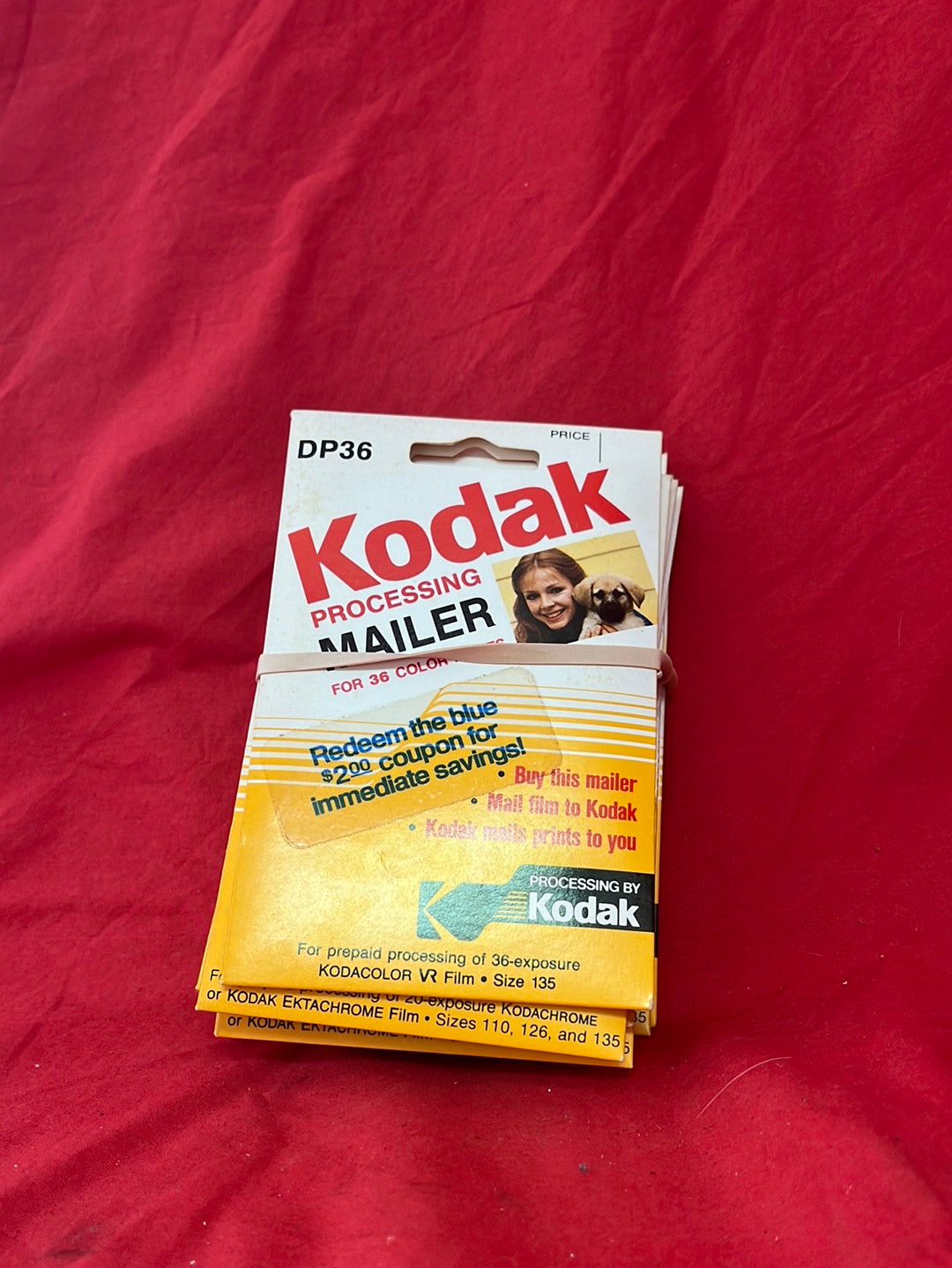 VTG -- KODAK Processing Mailers for Color Prints from 1983/84 -- Set of 11