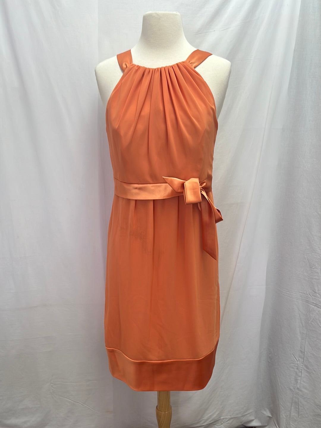 VTG -- AFTER SIX Clementine Sleeveless Bow Waist Midi Dress -- 20