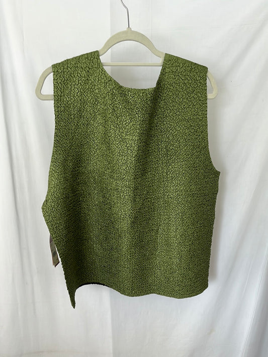 VTG/NWT -- CHOICES Y2K Popcorn Textured Wide-Strap Tank Top -- 3X