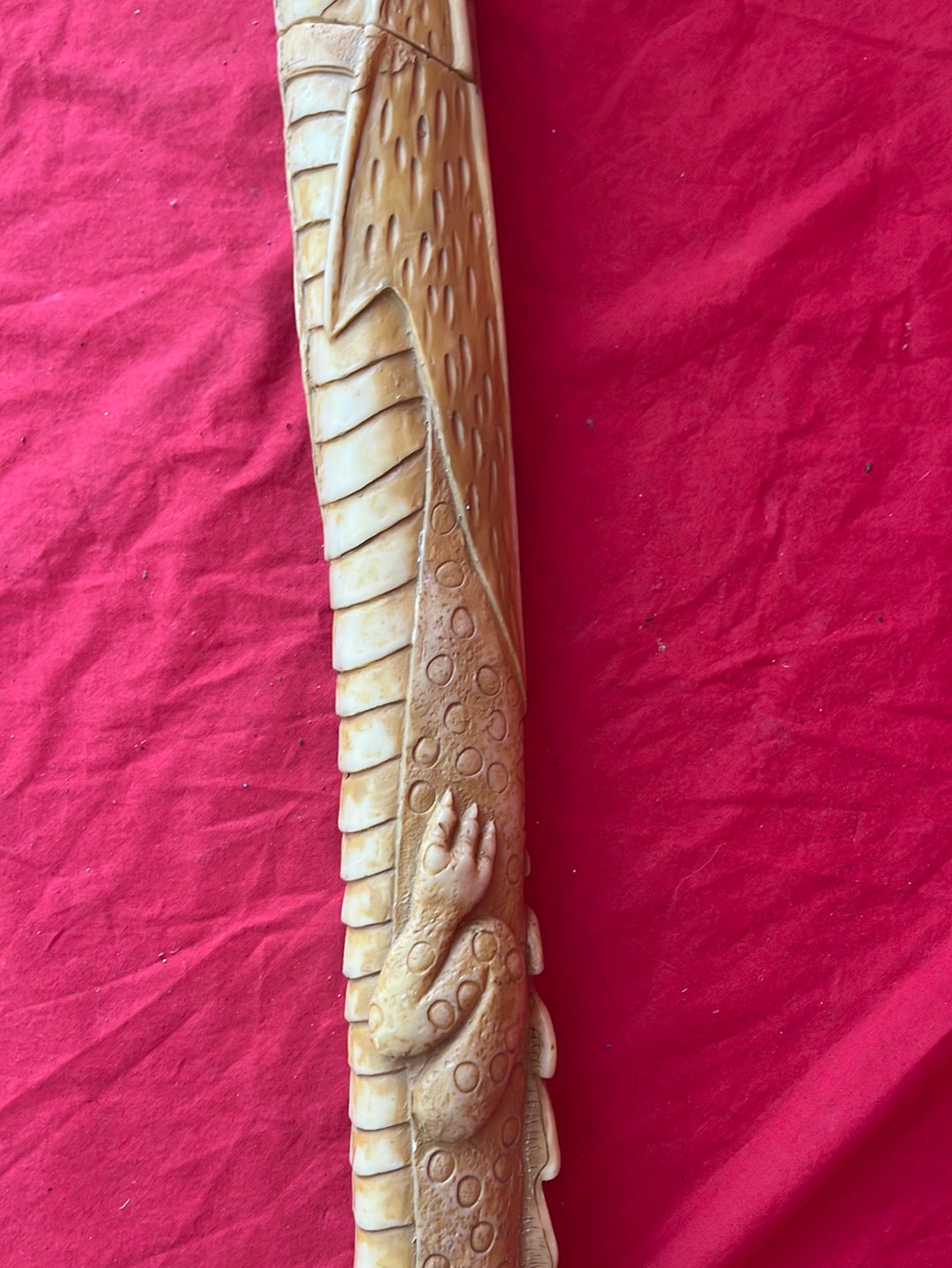 Dragon Sword with Carved Resin Handle and Sheath