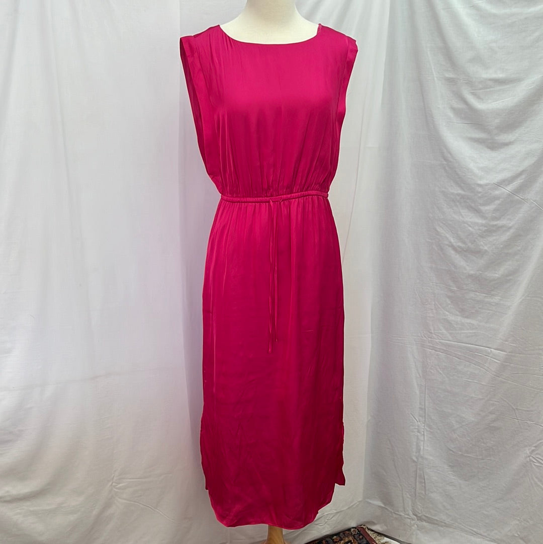 Chicos Hot Pink Sleeveless Maxi Dress -- 2P