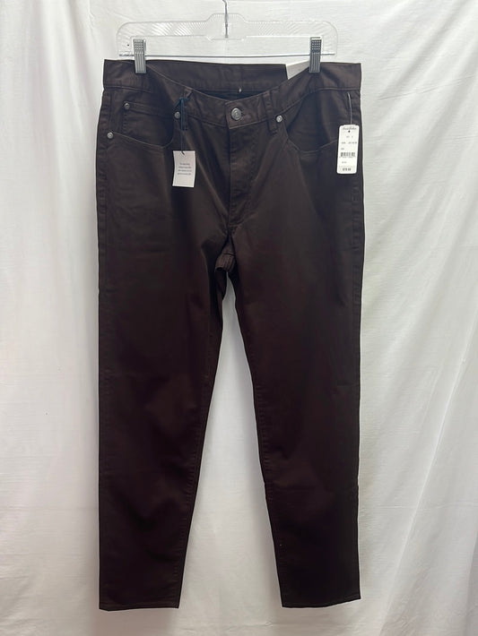 NWT -- BROOKS BROTHERS Brown Denim Pants -- Size 34 x 34