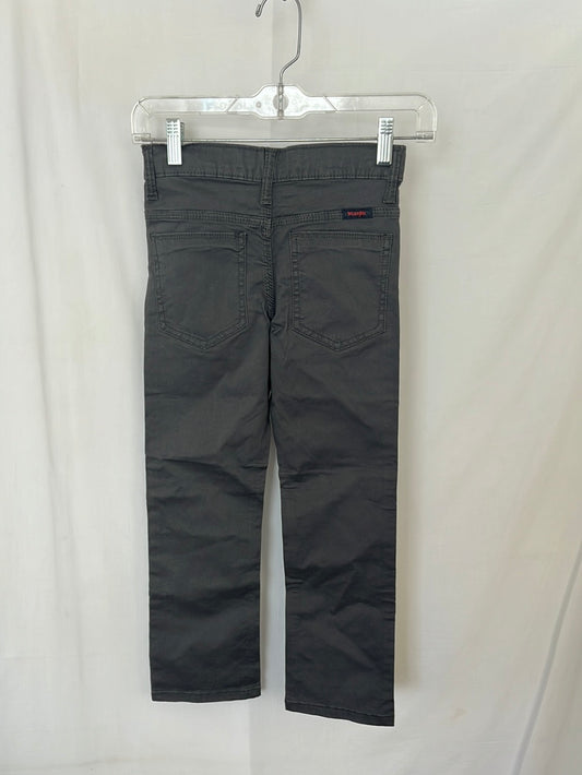 NWT -- Wrangler Grey Boys Adjustable Waist Jeans -- 7 Regular