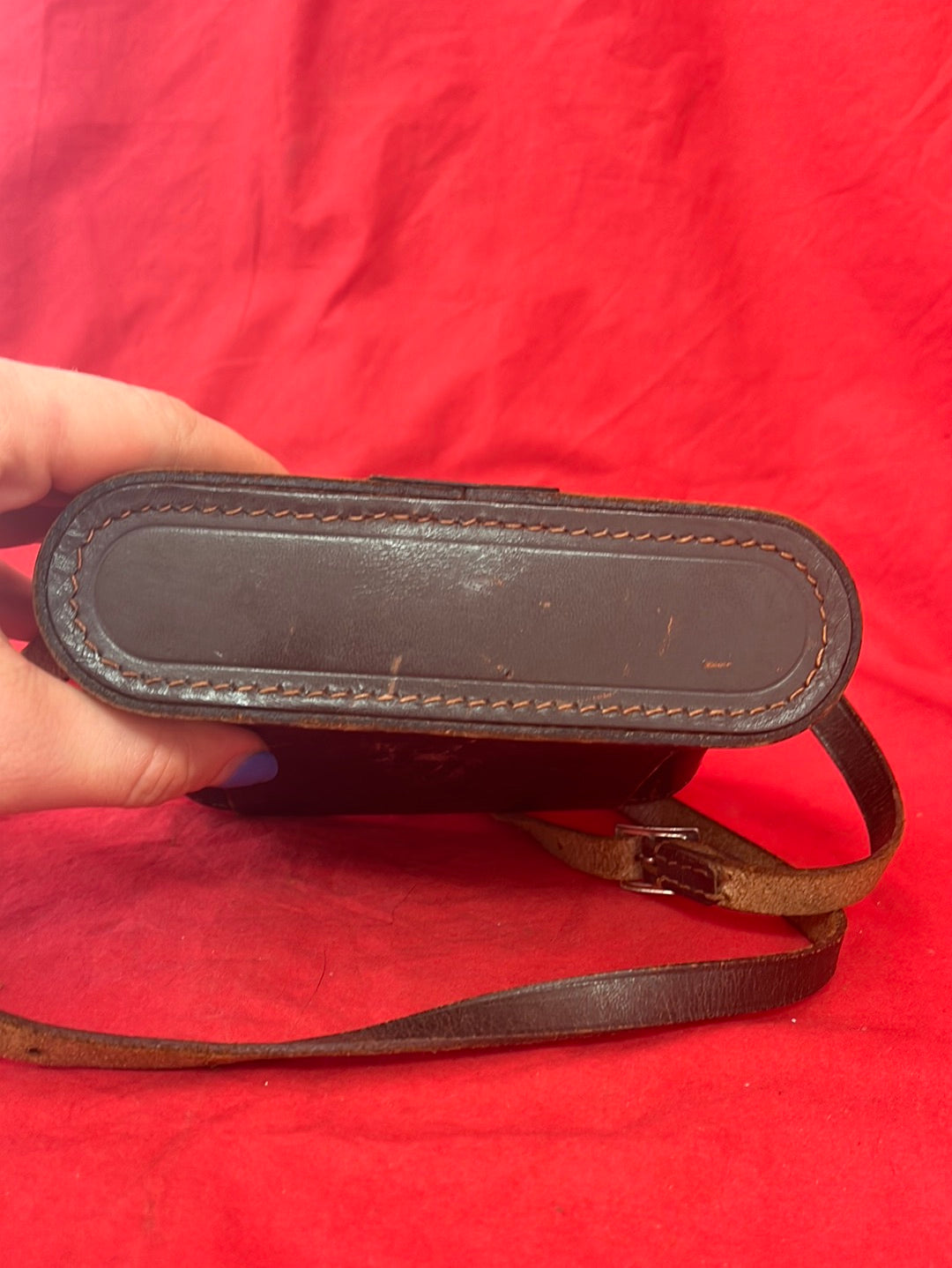 VTG -- AGFA Leather Field Case for Memo Folding Bellows Viewfinder Camera