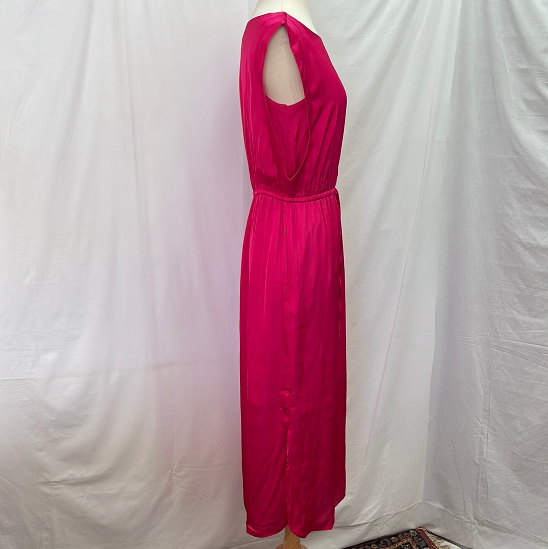 Chicos Hot Pink Sleeveless Maxi Dress -- 2P