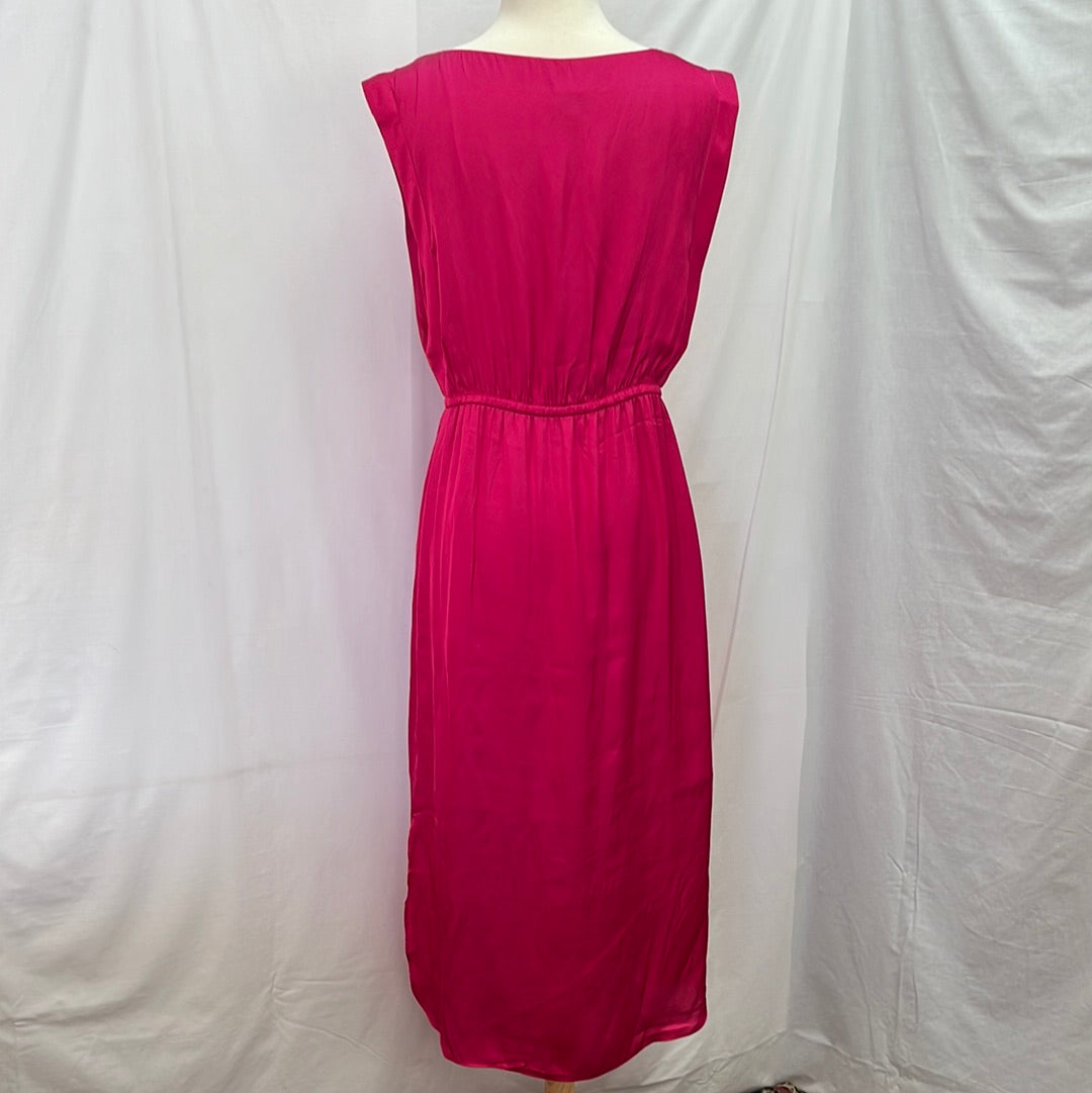 Chicos Hot Pink Sleeveless Maxi Dress -- 2P