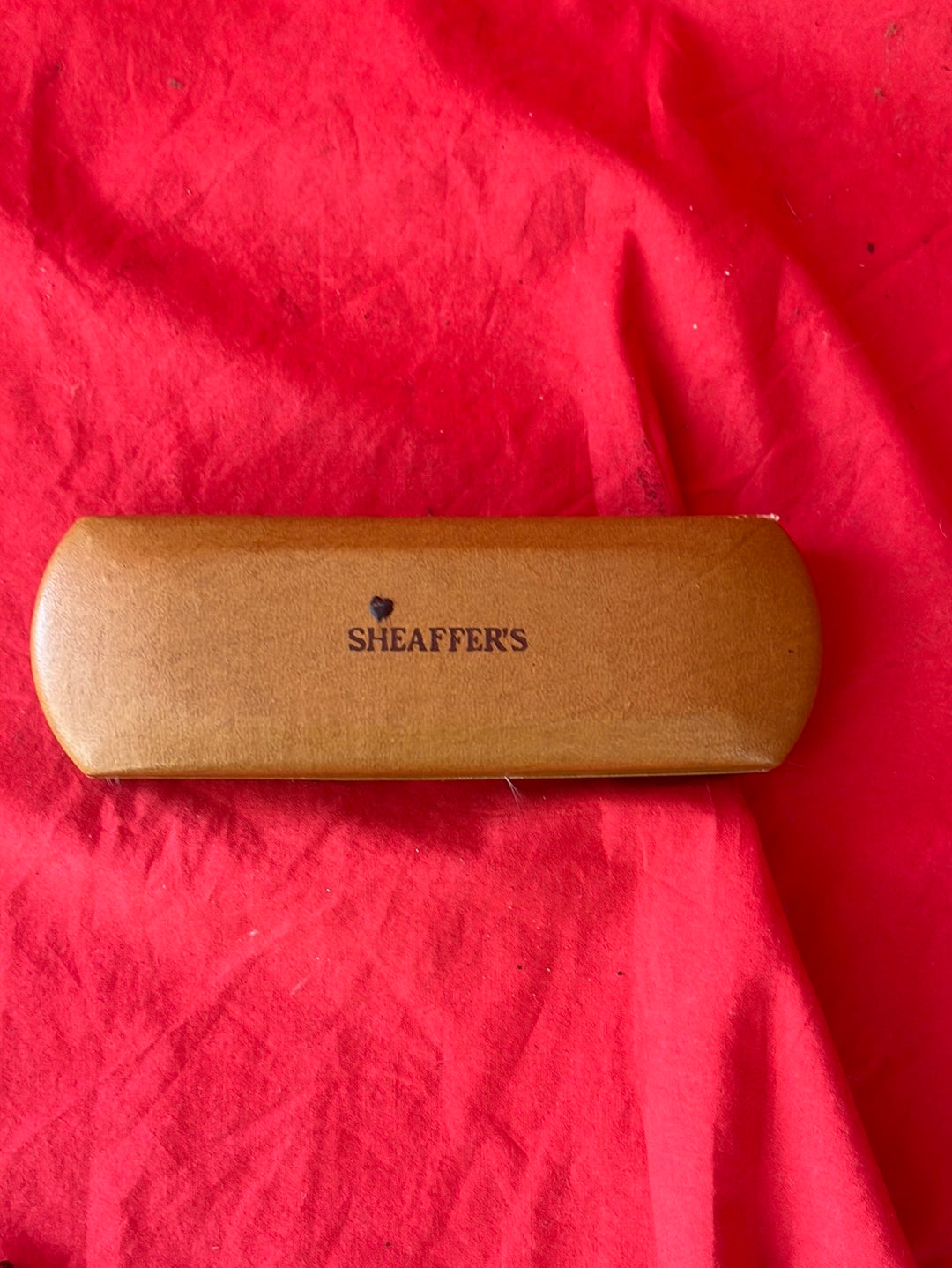 VTG -- SHEAFFER'S Balance Jr. Red-lined Mechanical Pencil and Fountain Pen in Original Case
