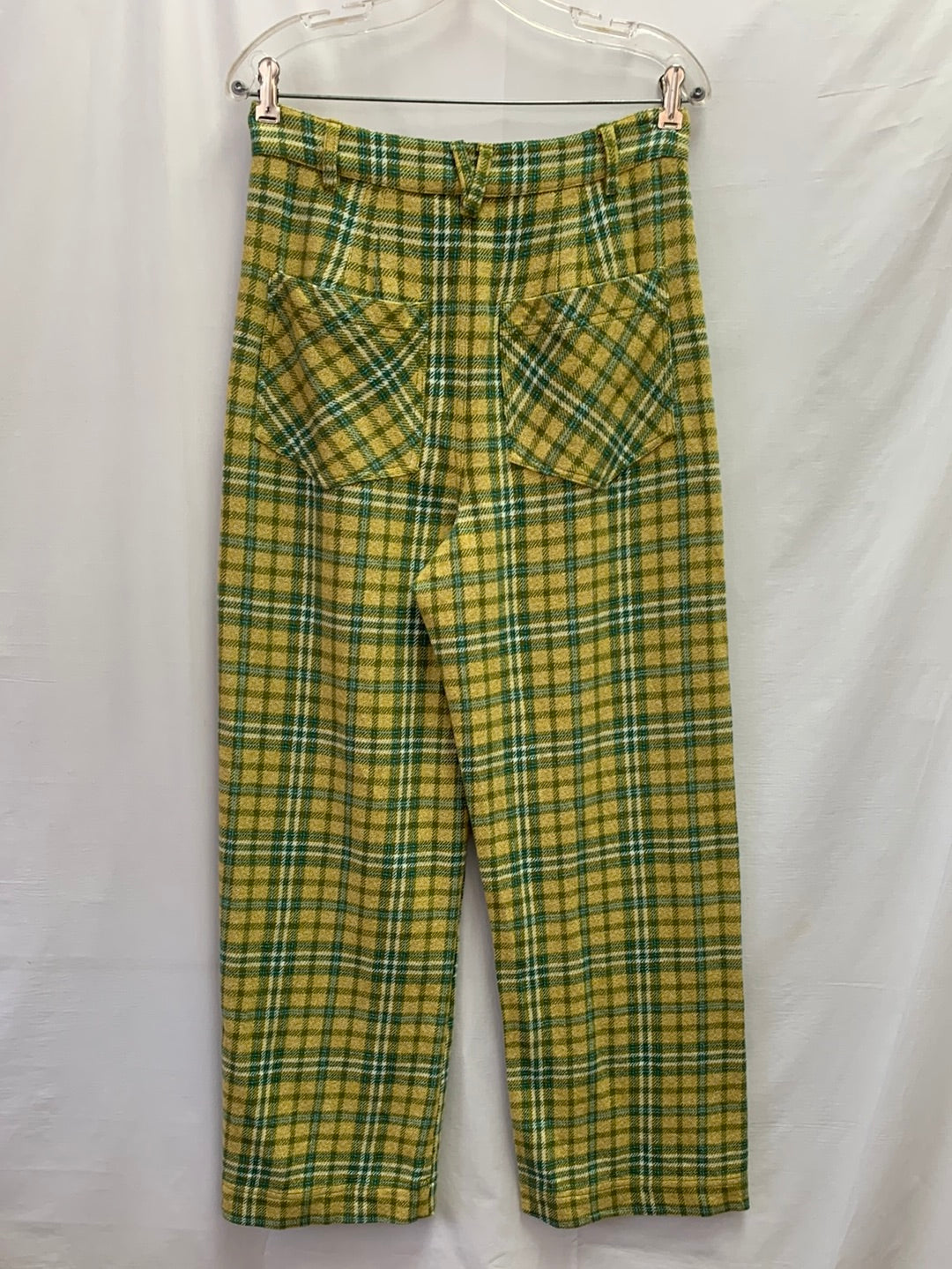 United Colors Of Benetton Western Bottoms  Buy United Colors Of Benetton  Girls Checked Regular Fit Trousers Yellow Online  Nykaa Fashion