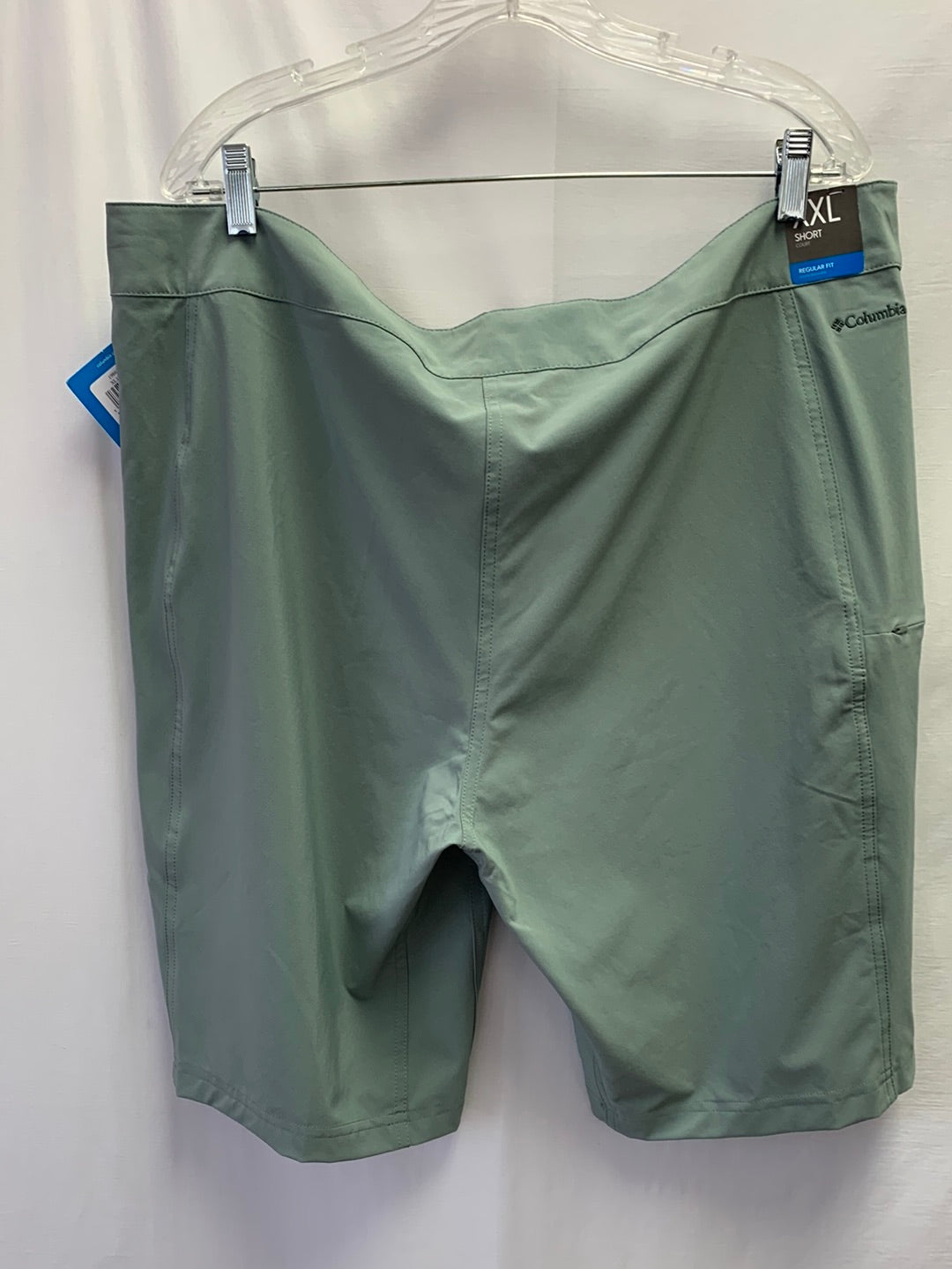 NWT - COLUMBIA sage green Omni-Shade 50 UPF Pleasant Creek Board Shorts - XXL