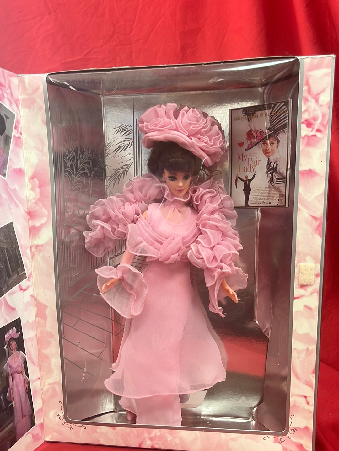 VTG -- 1995 BARBIE As Eliza Doolittle in Pink Organza Dress -- #15501