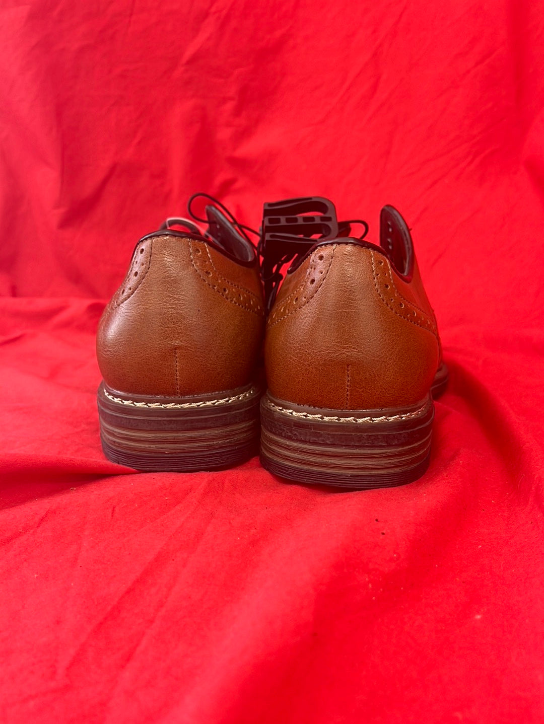 NIP -- GEORGE Men's Dress Shoe Brown Leather Oxford -- Size 8.5
