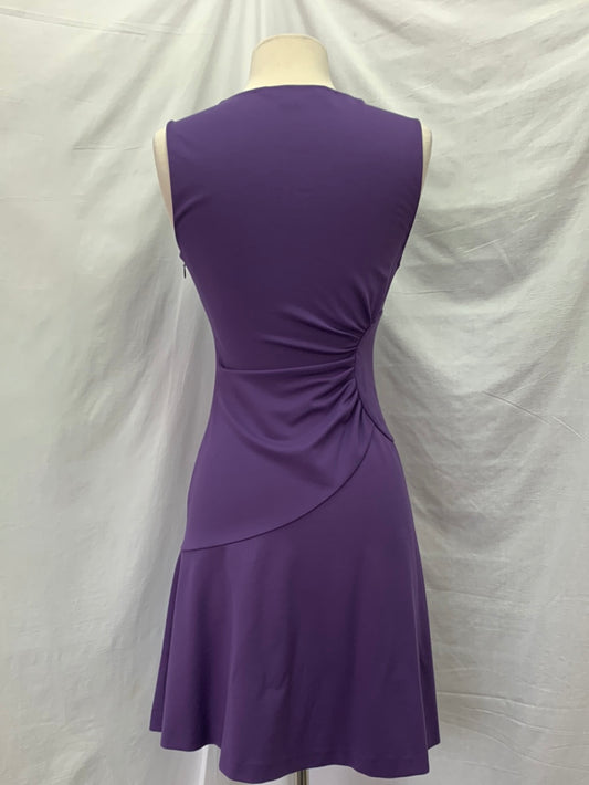 DIANE VON FURSTENBUERG DVF purple Sleeveless Dayna Dress - 0