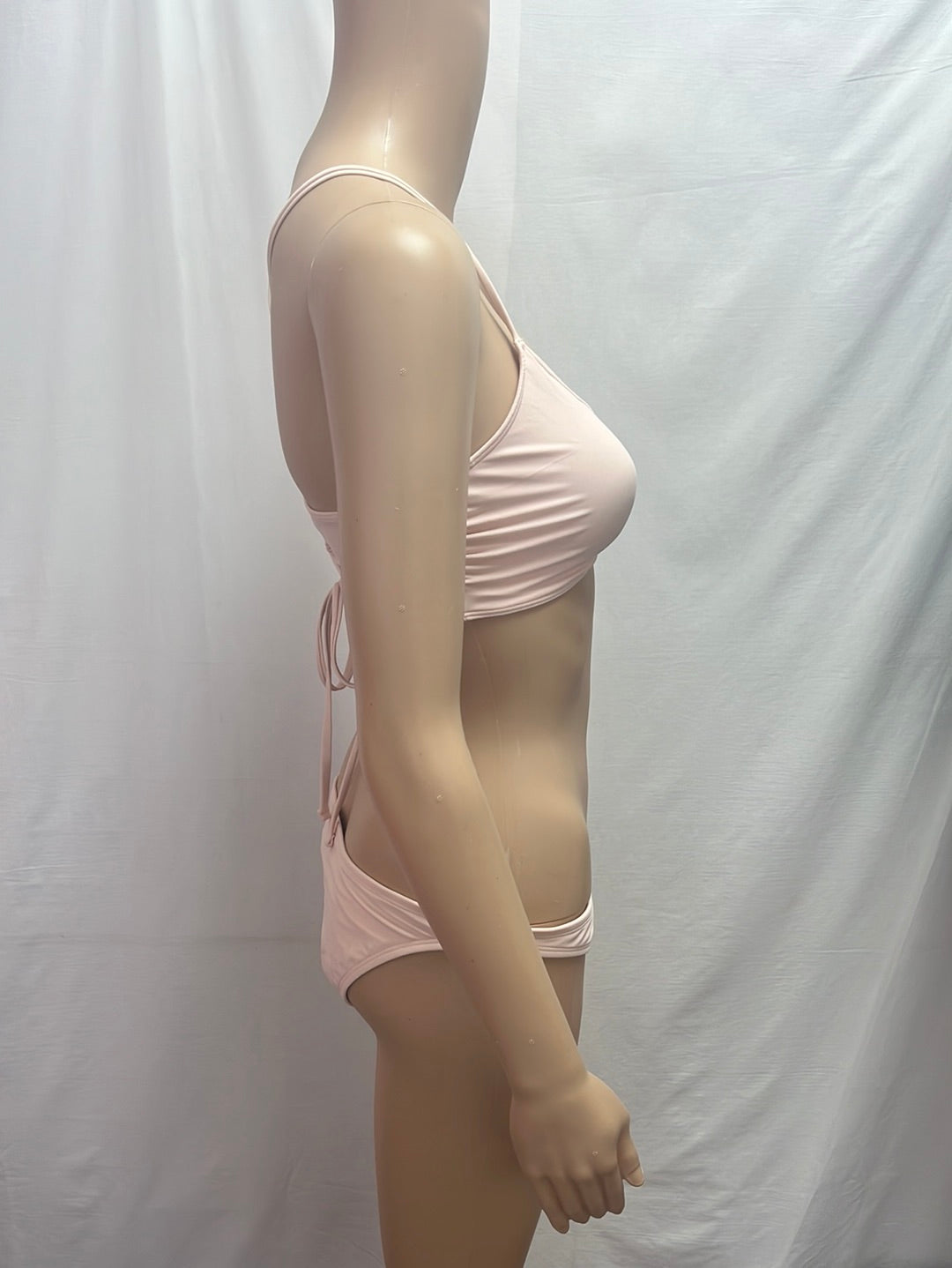 NWT -- AERIE Light Pink Two-Piece Bikini Bathing Suit -- US L