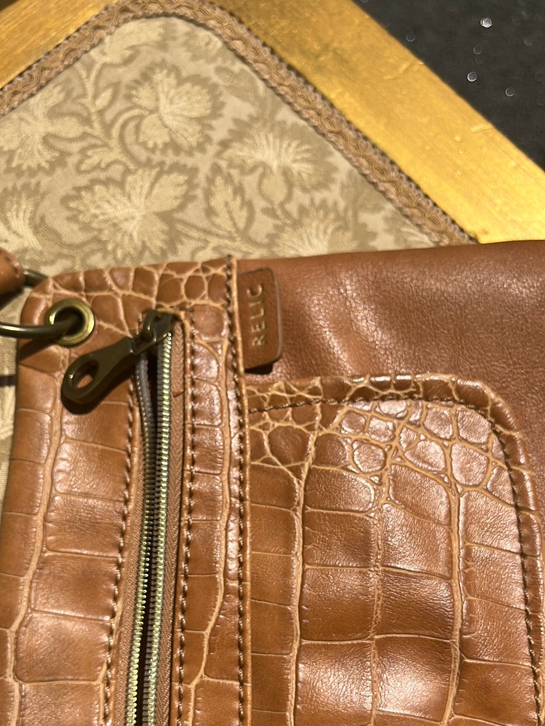 RELIC Leather Crossbody Bag