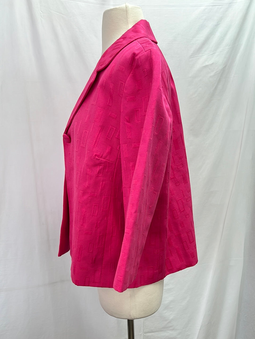 VTG -- CHICO'S Hot Pink Blazer -- 1.5 | US 10/M