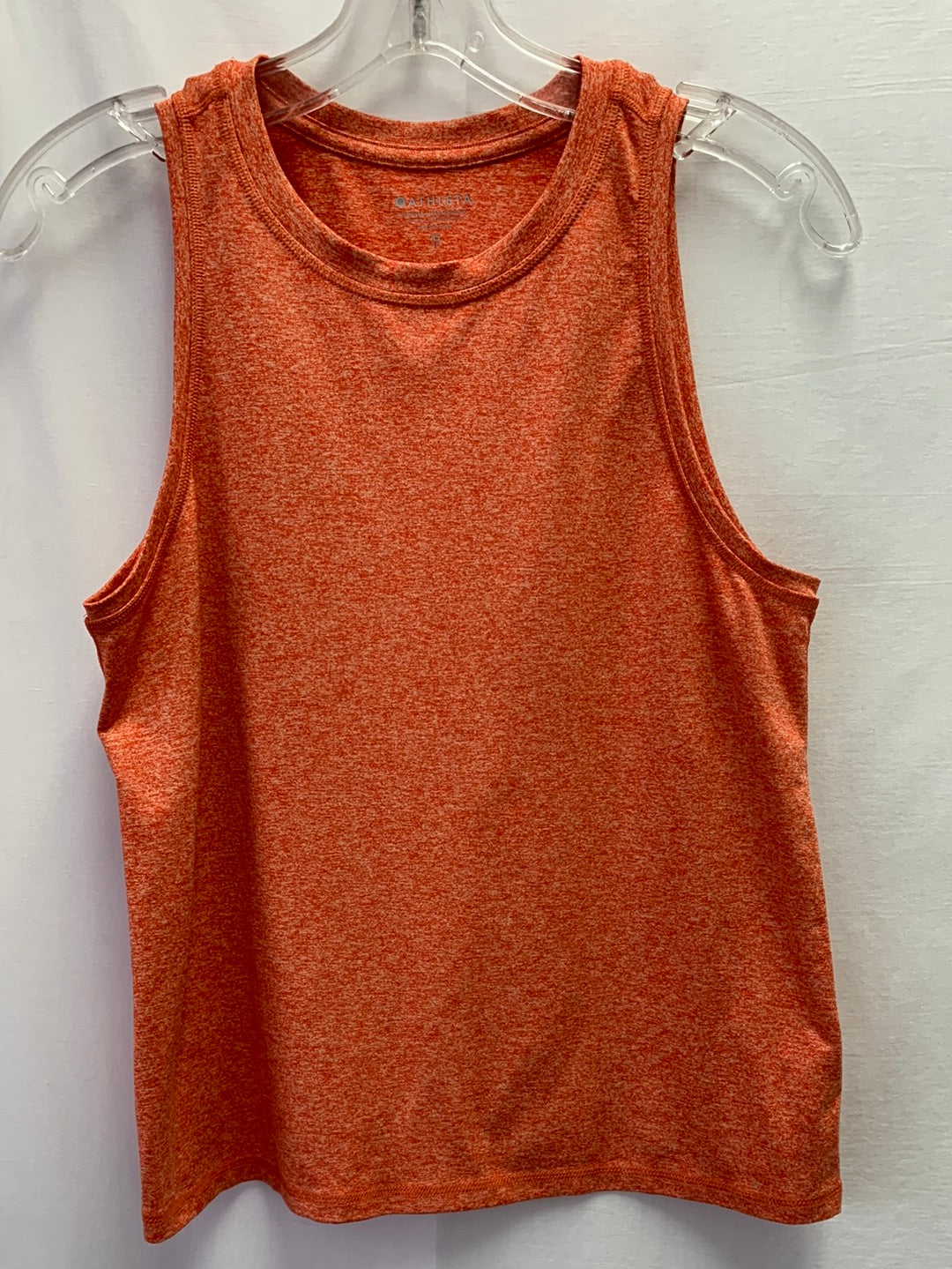 ATHLETA orange heather High Neck Uptempo Tank  - X-Small