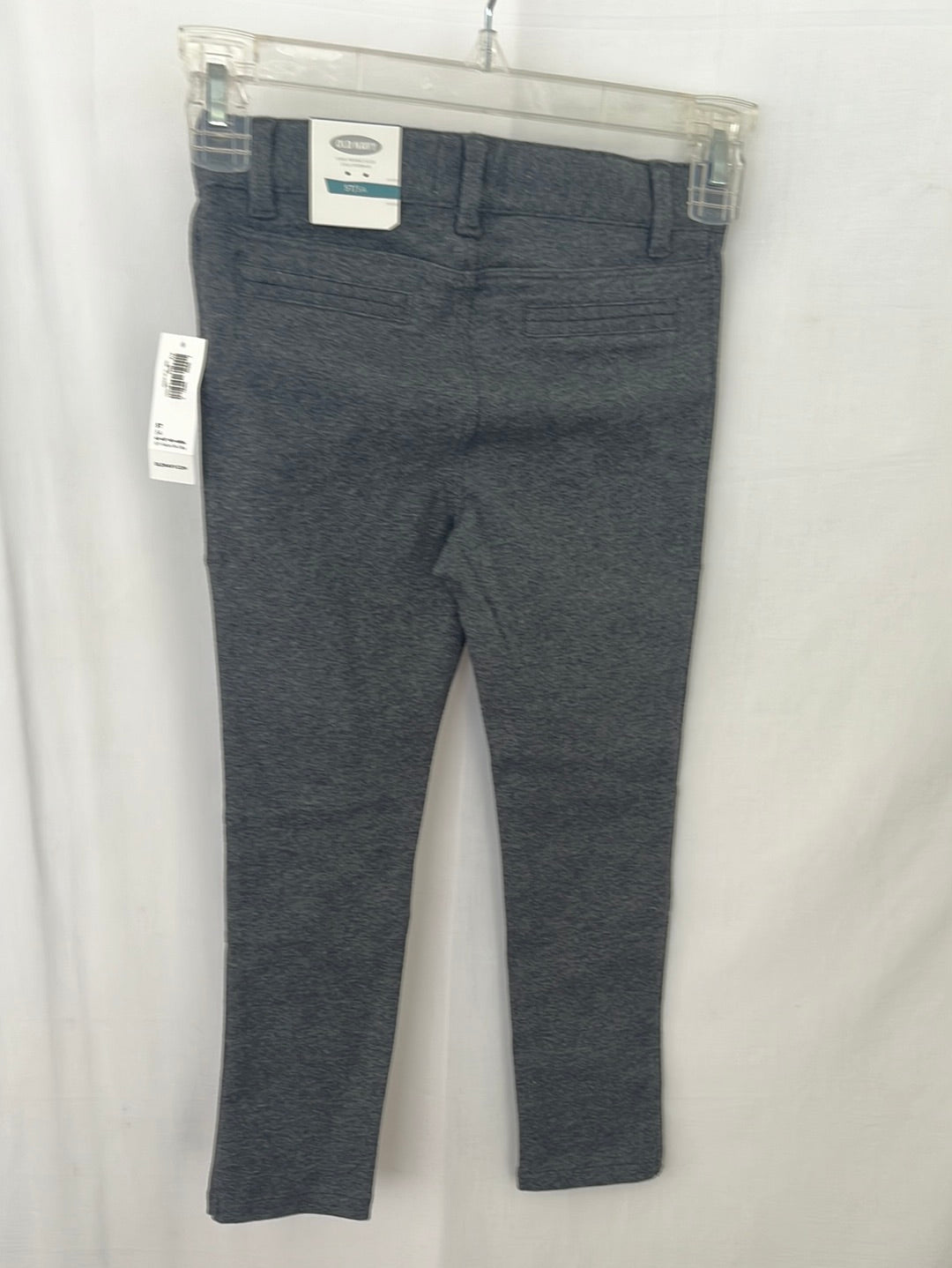 NWT -- OLD NAVY Kid's Grey Adjustable Waist Ponte-Knit Jeggings -- 5T/5A