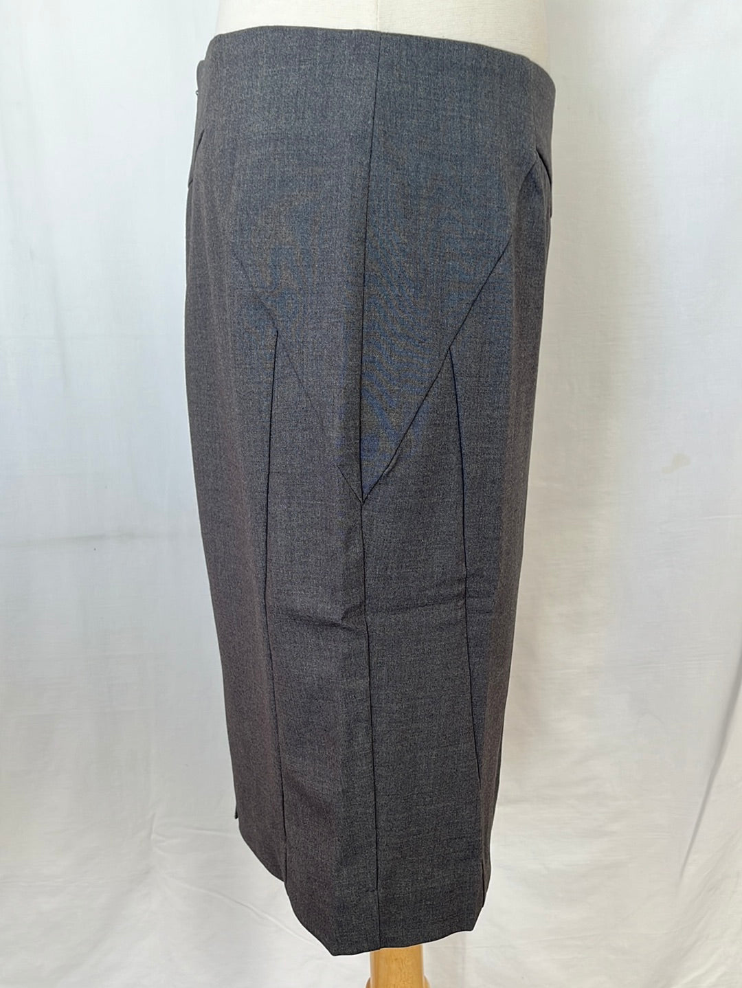 NWT -- Worthington Grey Heather Pencil Skirt -- 6P