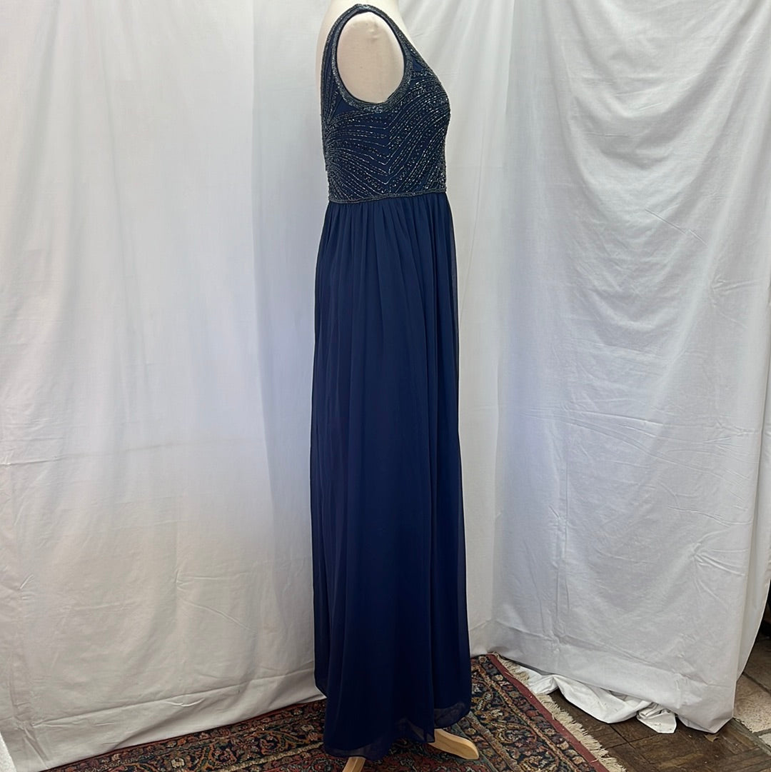 David's bridal navy hot sale blue dresses