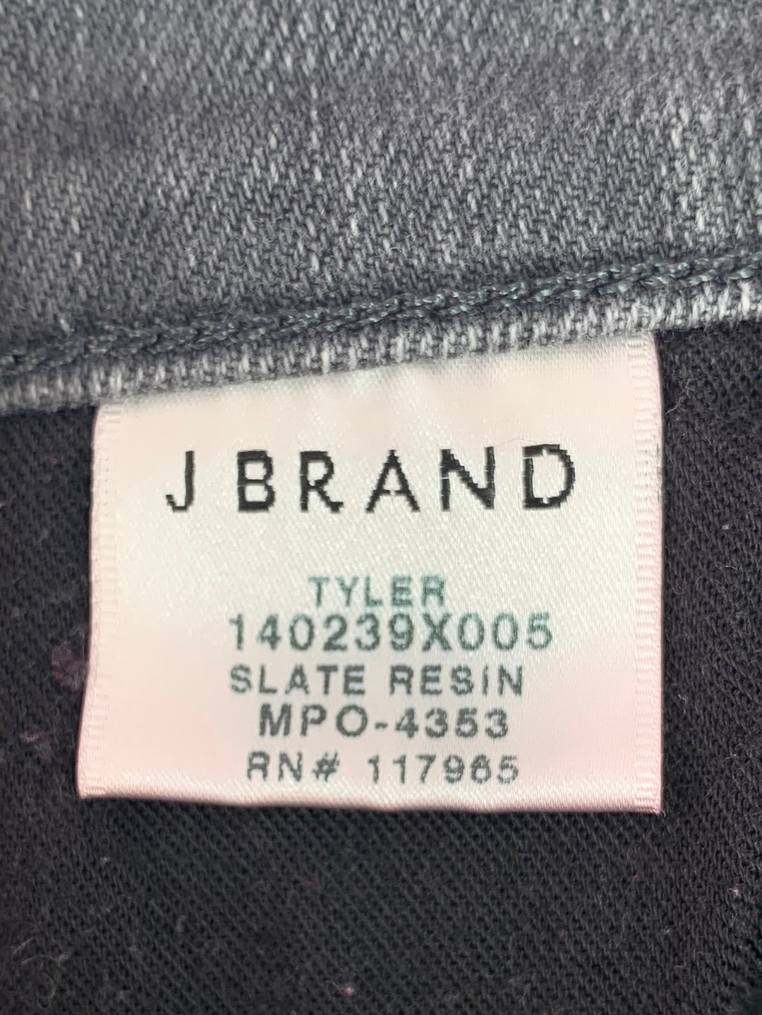 J BRAND slate resin gray Tyler Slim Fit Denim Jeans - Men's 33