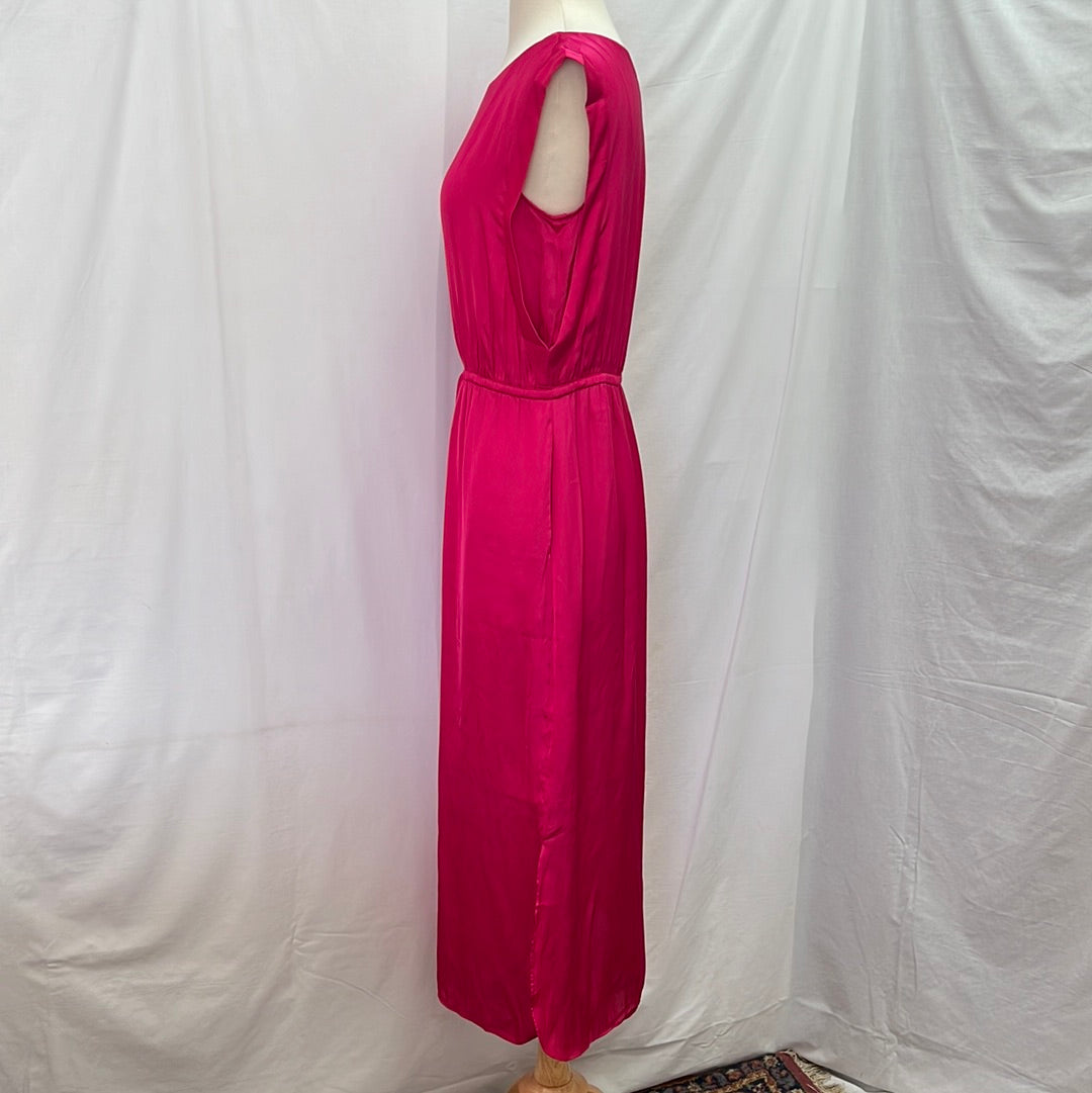 Chicos Hot Pink Sleeveless Maxi Dress -- 2P