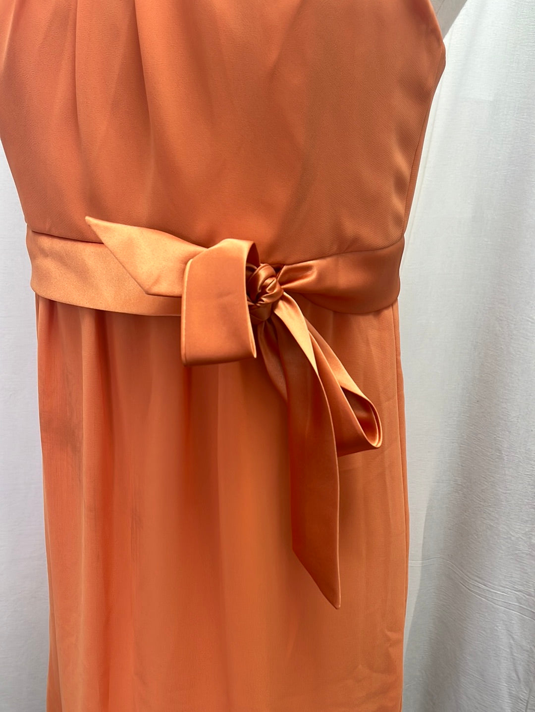 VTG -- AFTER SIX Clementine Sleeveless Bow Waist Midi Dress -- 20