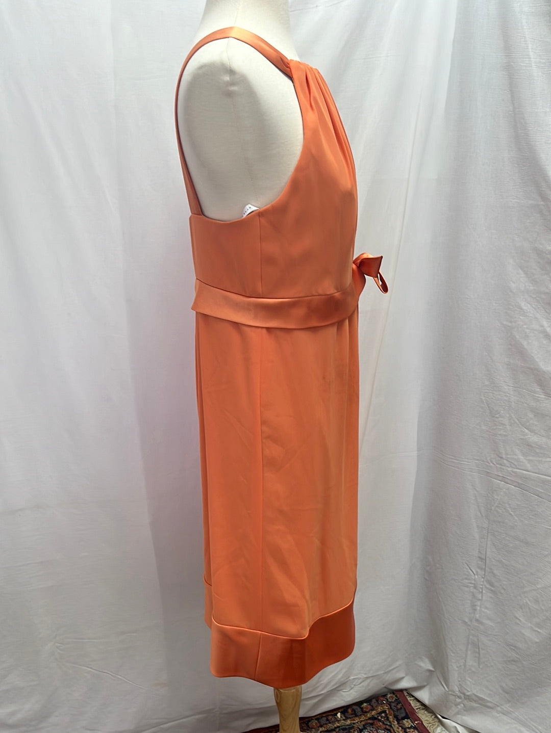 VTG -- AFTER SIX Clementine Sleeveless Bow Waist Midi Dress -- 20