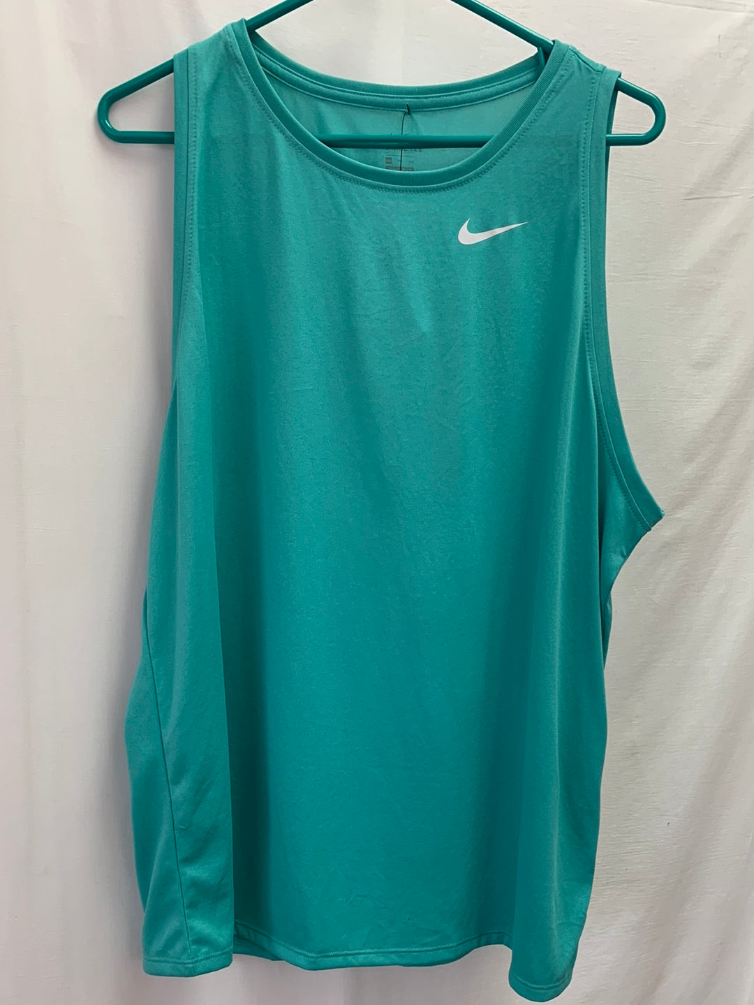 NWT - NIKE turquoise The Nike Tee Dri-Fit Sleeveless Tank Top - XXL