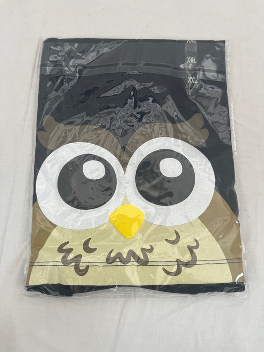 NIP -- Singapore Botanic Gardens Childrens Navy Owl Tee Shirt -- XL