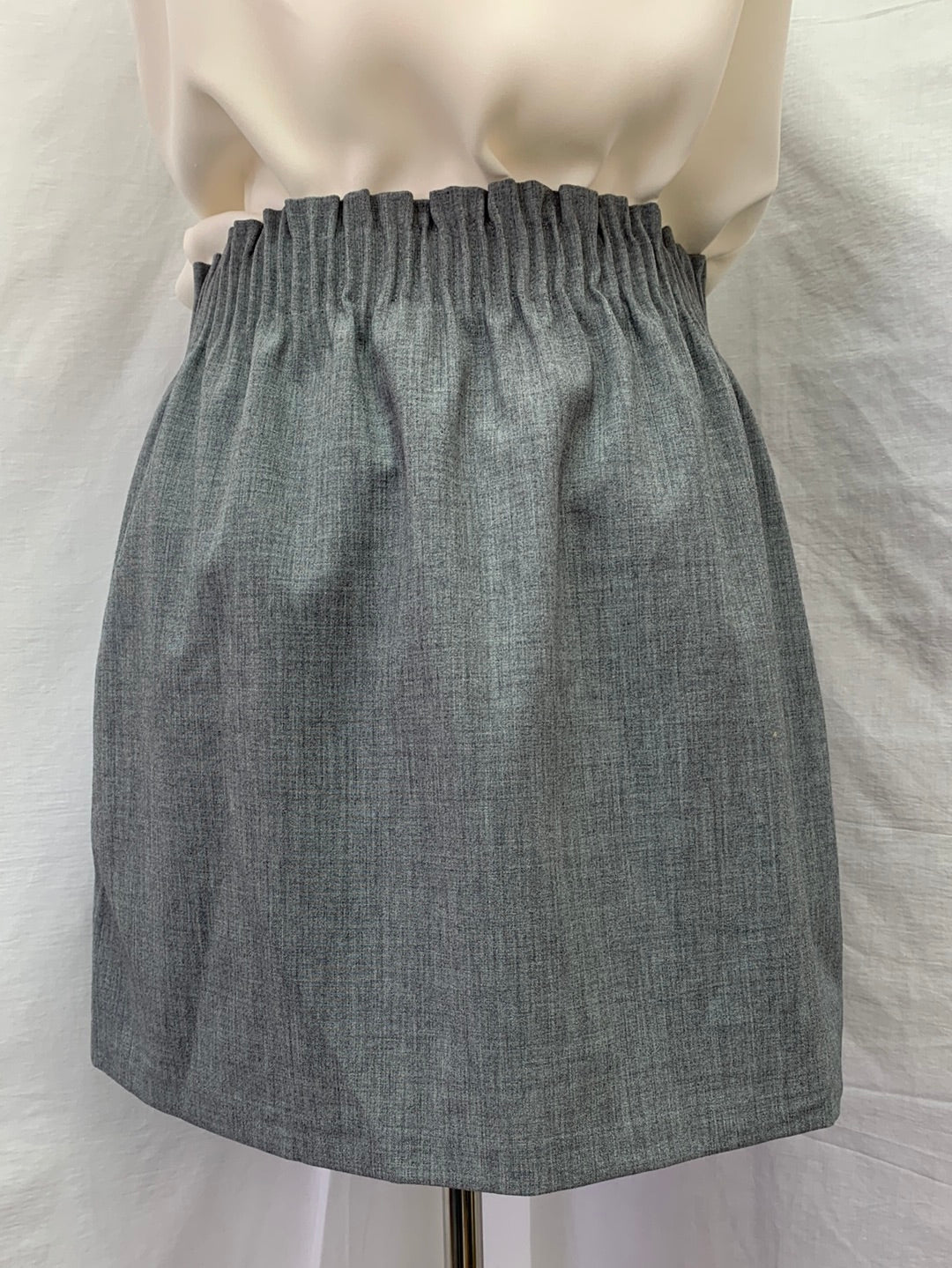 NWT J. CREW MERCANTILE gray Side Pockets Pull On Skirt 4 CommunityWorx Thrift Online