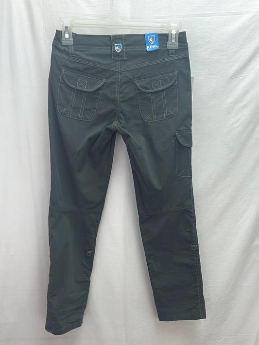 NWT -- KUHL carbon gray Splash Roll-up Pants -- Girl's 10 | M