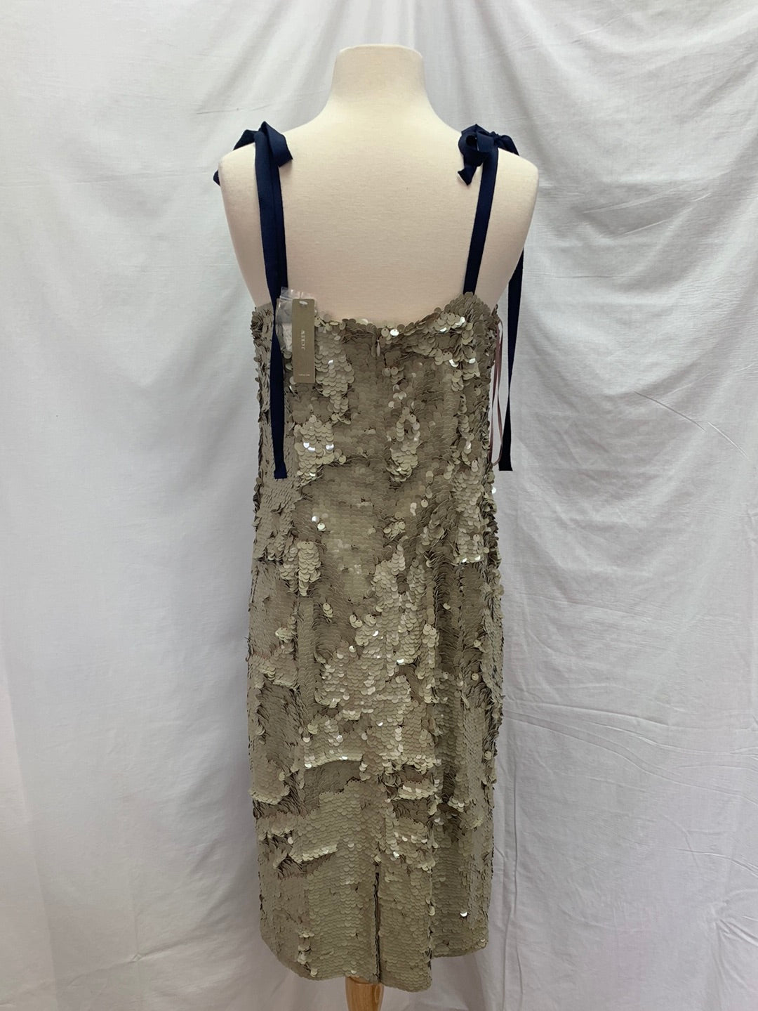 NWT - J. CREW desert canyon Tie Shoulder Sequin Dress - 4