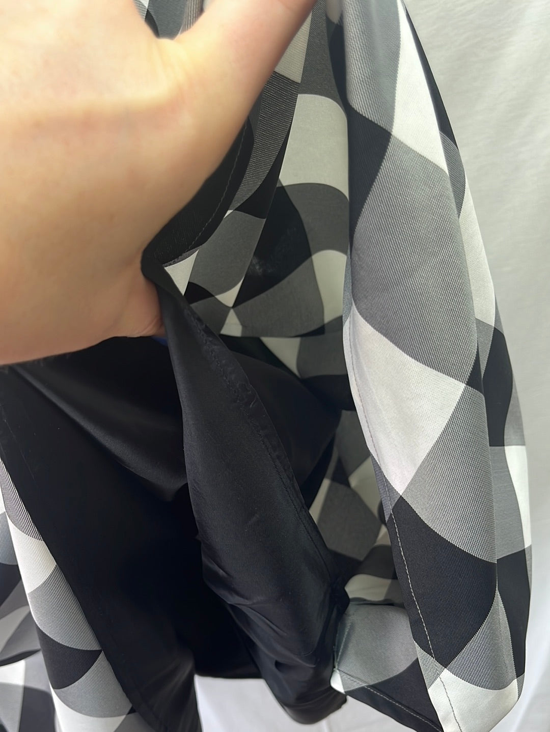 NWT -- TALBOTS Black White Checked A-line Skirt -- 12P – CommunityWorx  Thrift Online
