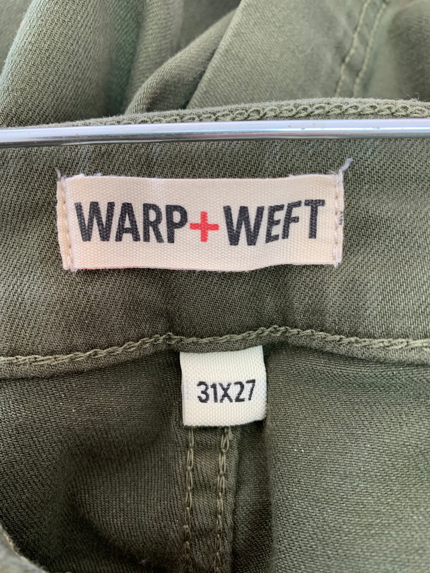 NWT - WARP + WEFT olive green ICN Incheon Wide Leg Pants - Size 31 x 27