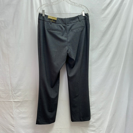 NWT -- Worthington Grey Heather Perfect Trouser Pants -- 8