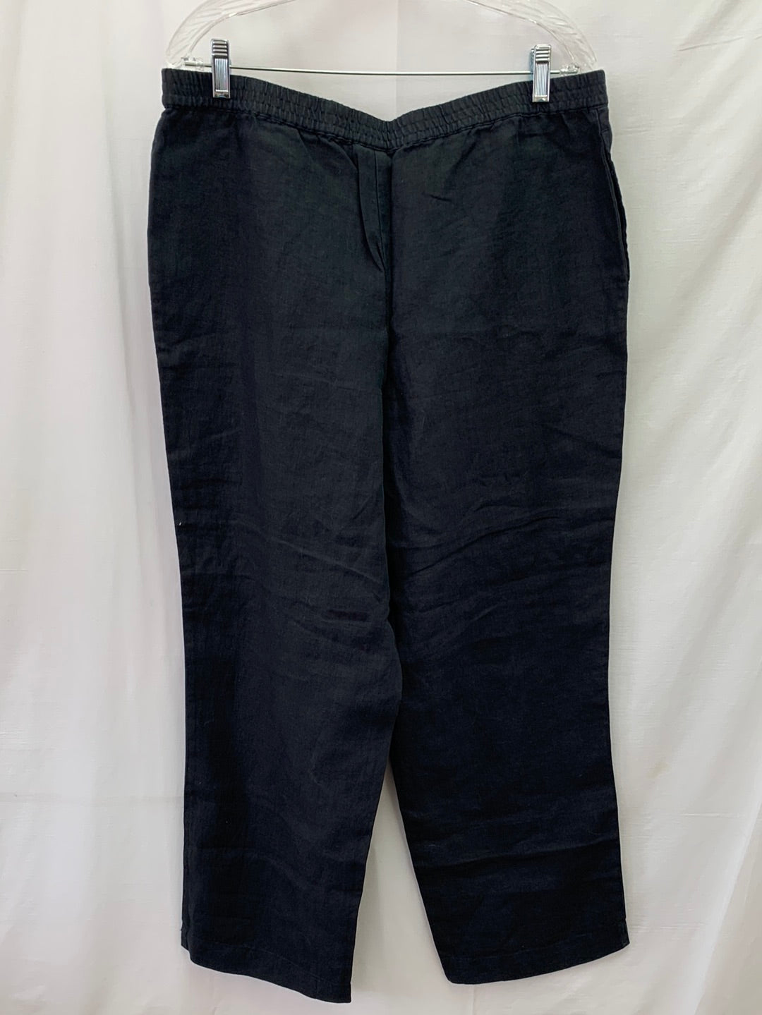 NWT - J. JILL Love Linen black Pull-on Elastic Waist Pants - Large Mis –  CommunityWorx Thrift Online