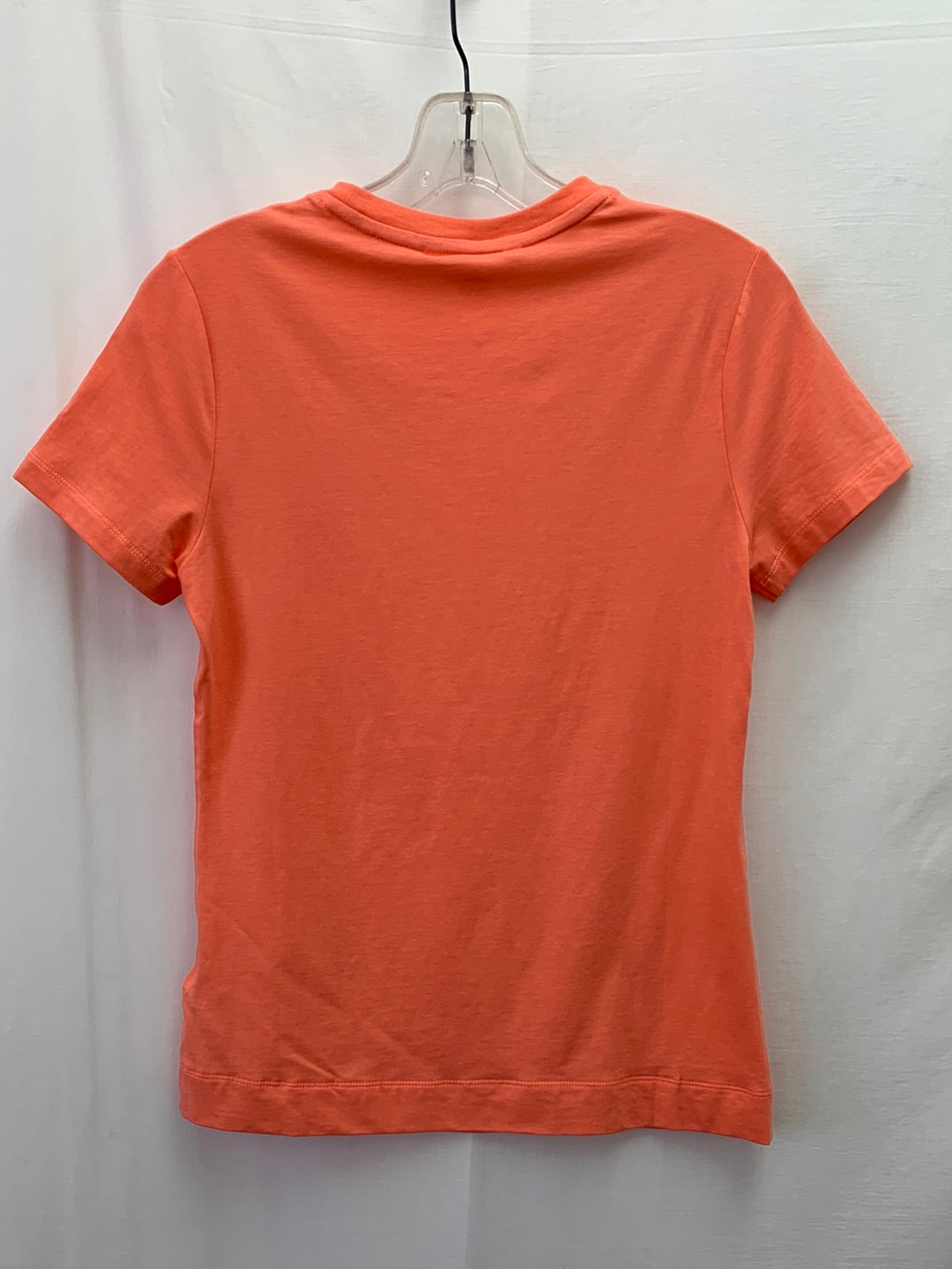 ATHLETA coral Cotton Blend Crew Neck Short Sleeve Outbound Tee Shirt - XS